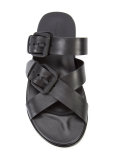 strappy slip-on sandals