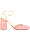 sequin embellished pumps 
