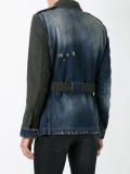 paneled denim jacket 