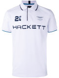 logo print polo shirt