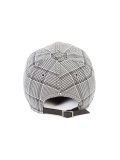 checked baseball cap