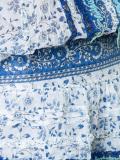 printed ruffle dress 