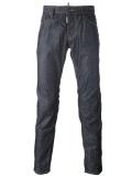 'Skater' creased effect jeans