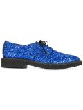 glitter lace-up shoes 