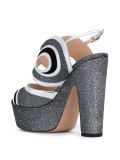 120mm 'Suzy' graffiti sandals