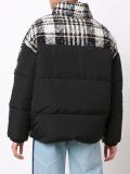 plaid puffer jacket