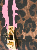 leopard print clutch bag