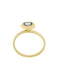 large sapphire nugget ring