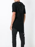 distressed long length T-shirt