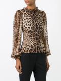 leopard print blouse