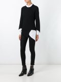 asymetric hem jumper