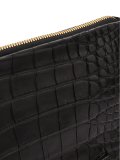 top zip clutch