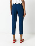 slim-fit cropped trousers