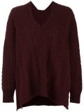cable knit jumper