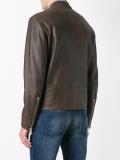 leather sports jacket