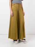 cropped palazzo trousers