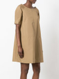 panelled shift dress