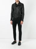 zip up biker jacket 