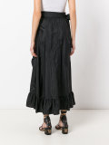 Alda ruffled maxi skirt