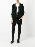 chain trim cardigan