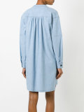 buttoned denim dress