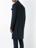 double-breasted mid coat