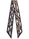 hexagon print scarf 
