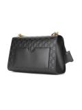 logo embossed shoulder bag