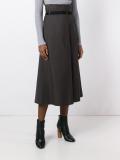 A-line high-rise skirt