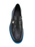 slip-on contrasting loafers