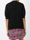 intarsia logo jumper 