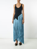 fringed long dress