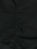 ruched v-neck jumper