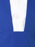 contrast dress 