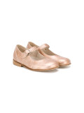 metallic mary janes