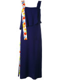 long floral strap dress 