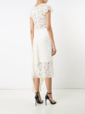 asymmetric lace dress