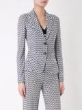 zig-zag pattern blazer