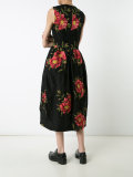 sleeveless floral dress