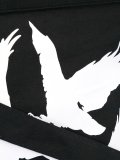 bird print shoulder bag