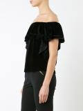 ruffle off-shoulder top