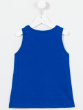 logo print tank top