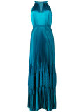pleated gown
