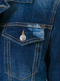 stonewashed distressed denim jacket
