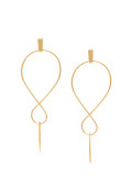Infinity twist earrings