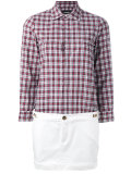 checked shirt dress