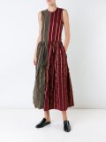 striped maxi dress