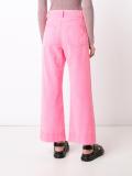 flared cropped trousers