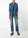 high-rise cropped jeans