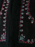embroidered floral panel gilet